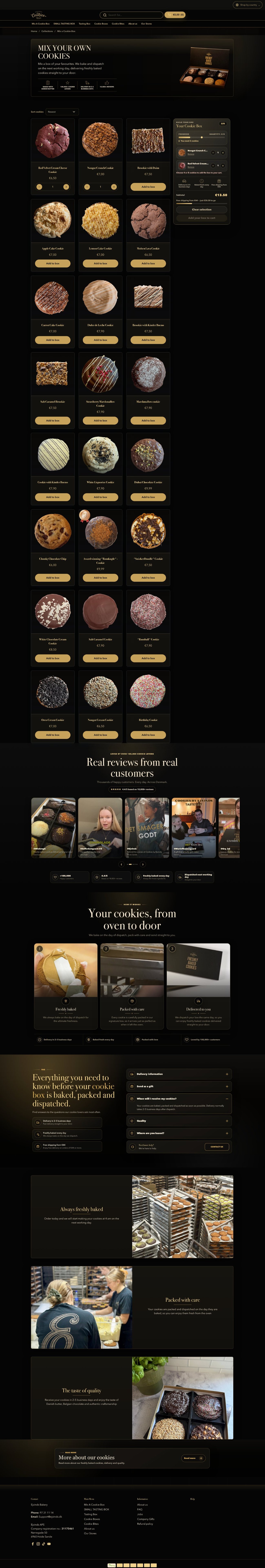 The Cookie Box bundle creator built by Experts Cabin