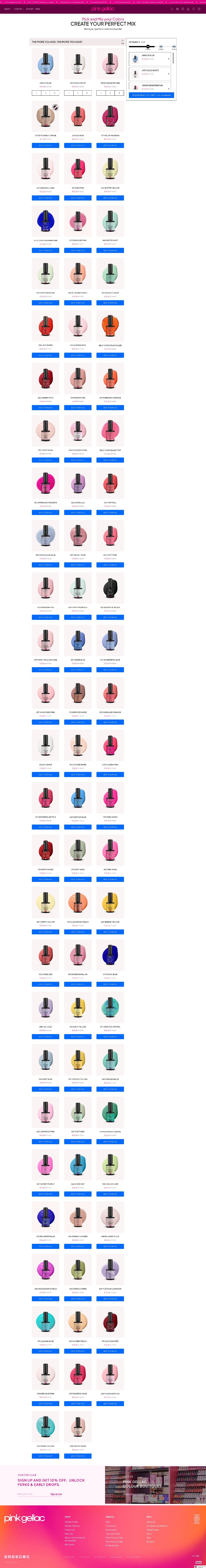 Pink Gellac bundle creator built by Experts Cabin